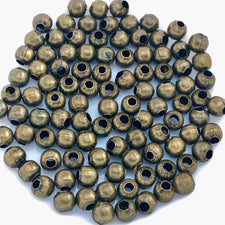bronze colour round beads 