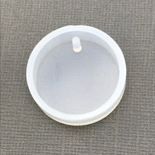 Round Shape Clear Silicone Mold for Resin Jewelry Making, 28mm - 2 pack