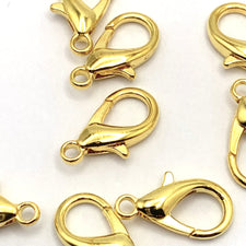 Gold colour lobster claw clasps