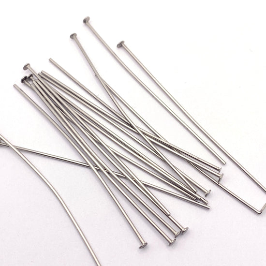 Pin Dua Inch Stainless Steel Flat Head Pins, 50mm, 2 Inches - 100 Pack – Easy Crafts