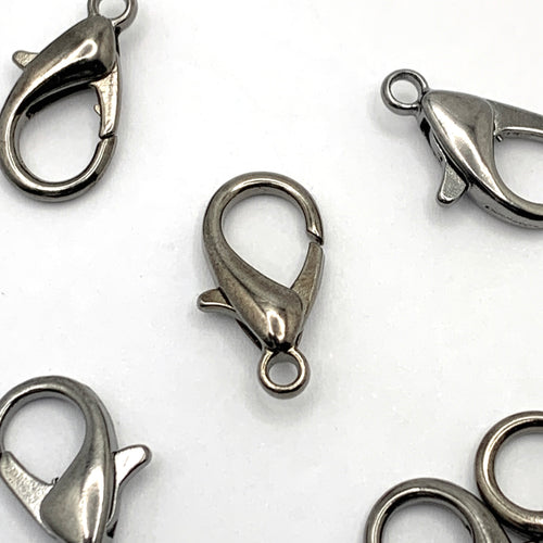 grey colour lobster claw clasps