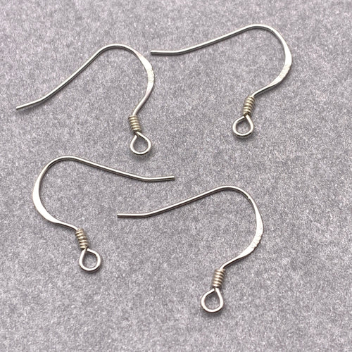 silver earring hooks stamped s925