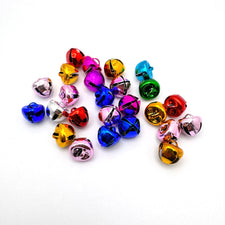 multi colour metal bell shaped charms