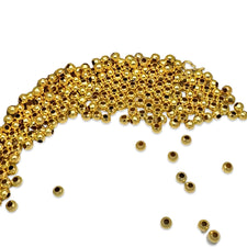 gold colour round seed beads