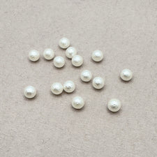 round white beads with no hole