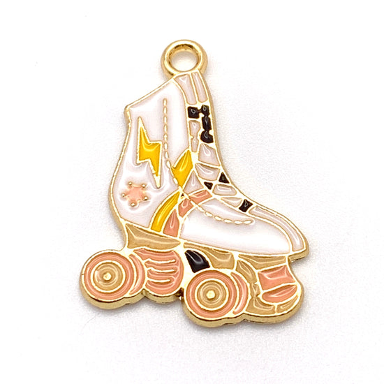retro style jewerly charms that look like roller skates
