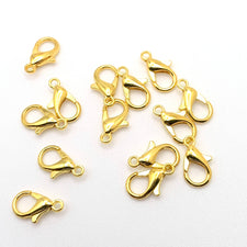 yellow gold lobster clasps