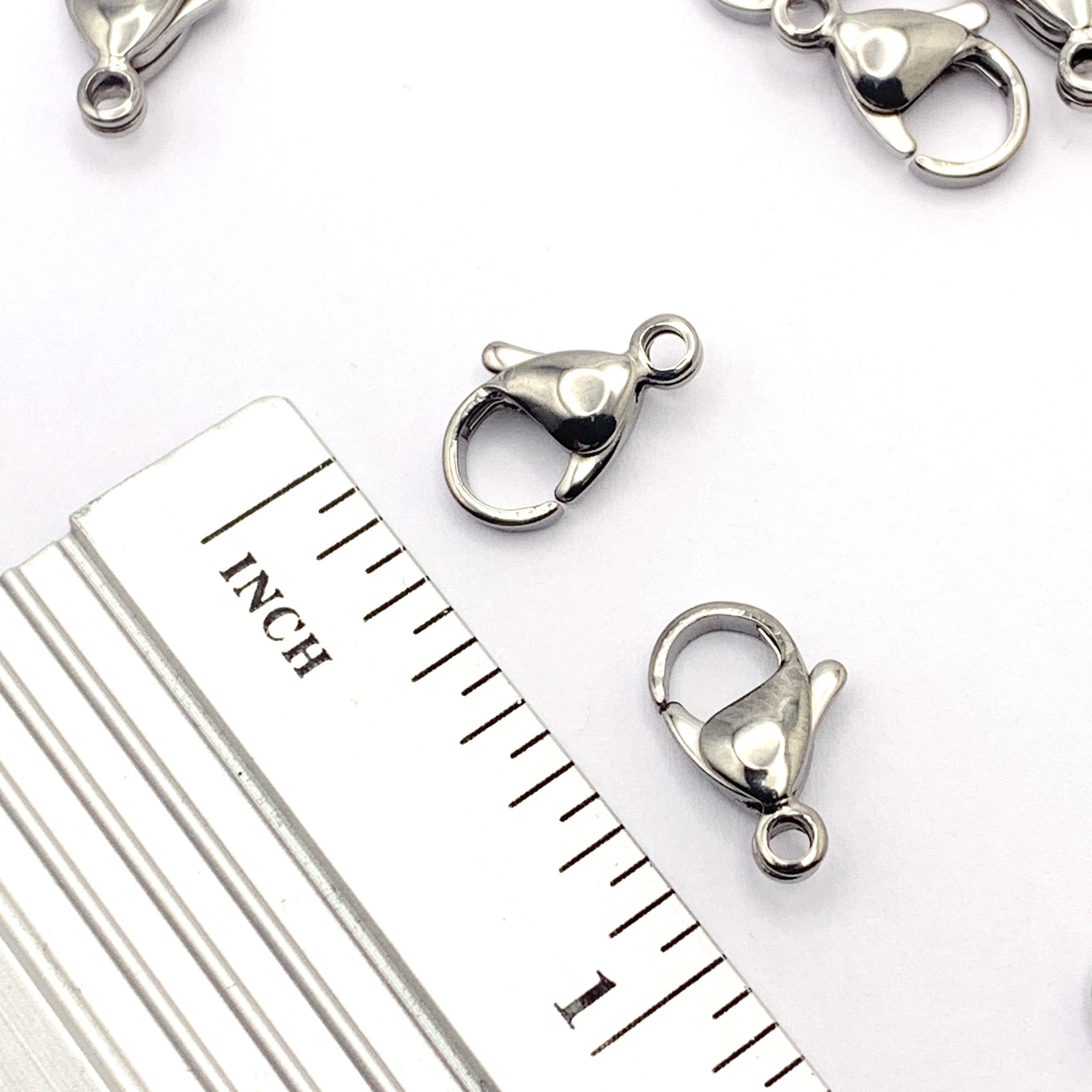Stainless Steel Lobster Claw Clasp 12x7mm Jewelry Findings