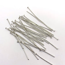silver colour flat head pins