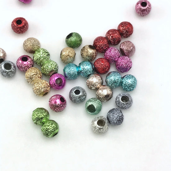 Sparkle Acrylic Seed Beads, 4mm - 665 Pack
