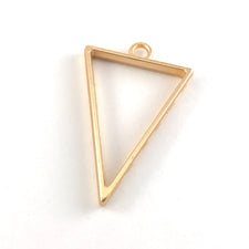 gold colour triangle open bezel 