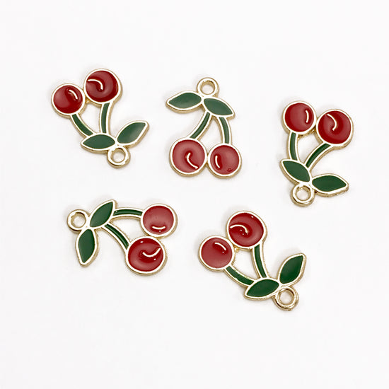 5 jewelry charms that look like cherries