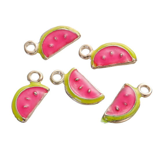 jewelry charms that look like watermelon slices