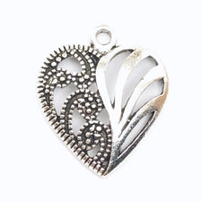 heart shaped jewelry pendant charm