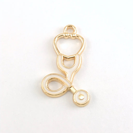 jewelry charms that look like stethoscopes