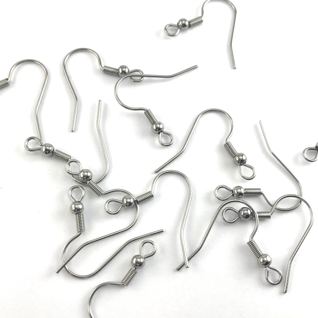 Stainless Steel Earring Hooks, Silver Colour 21mm - 40 Pack – Easy Crafts