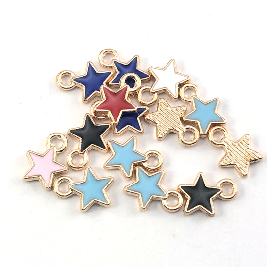 Enamel Star Charms For Jewelry Making, 6mm - 15 pack – Easy Crafts