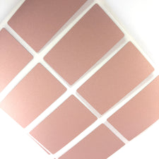 rose gold rectangle stickers