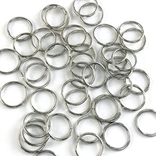 Silver colour open jump rings