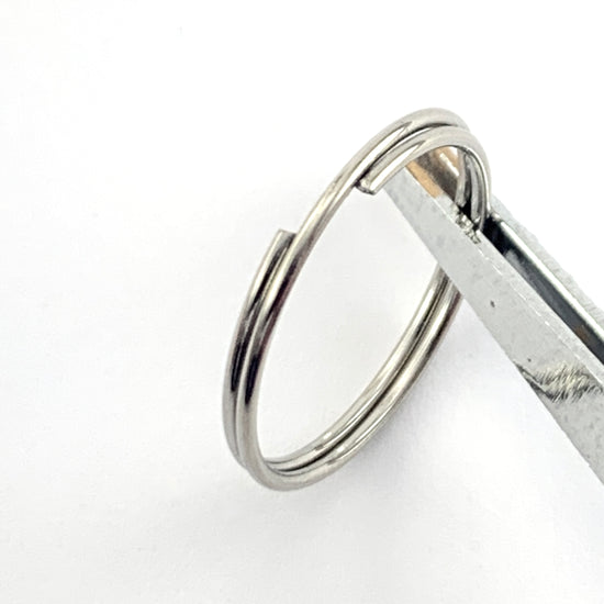 stainless steel colour split ring