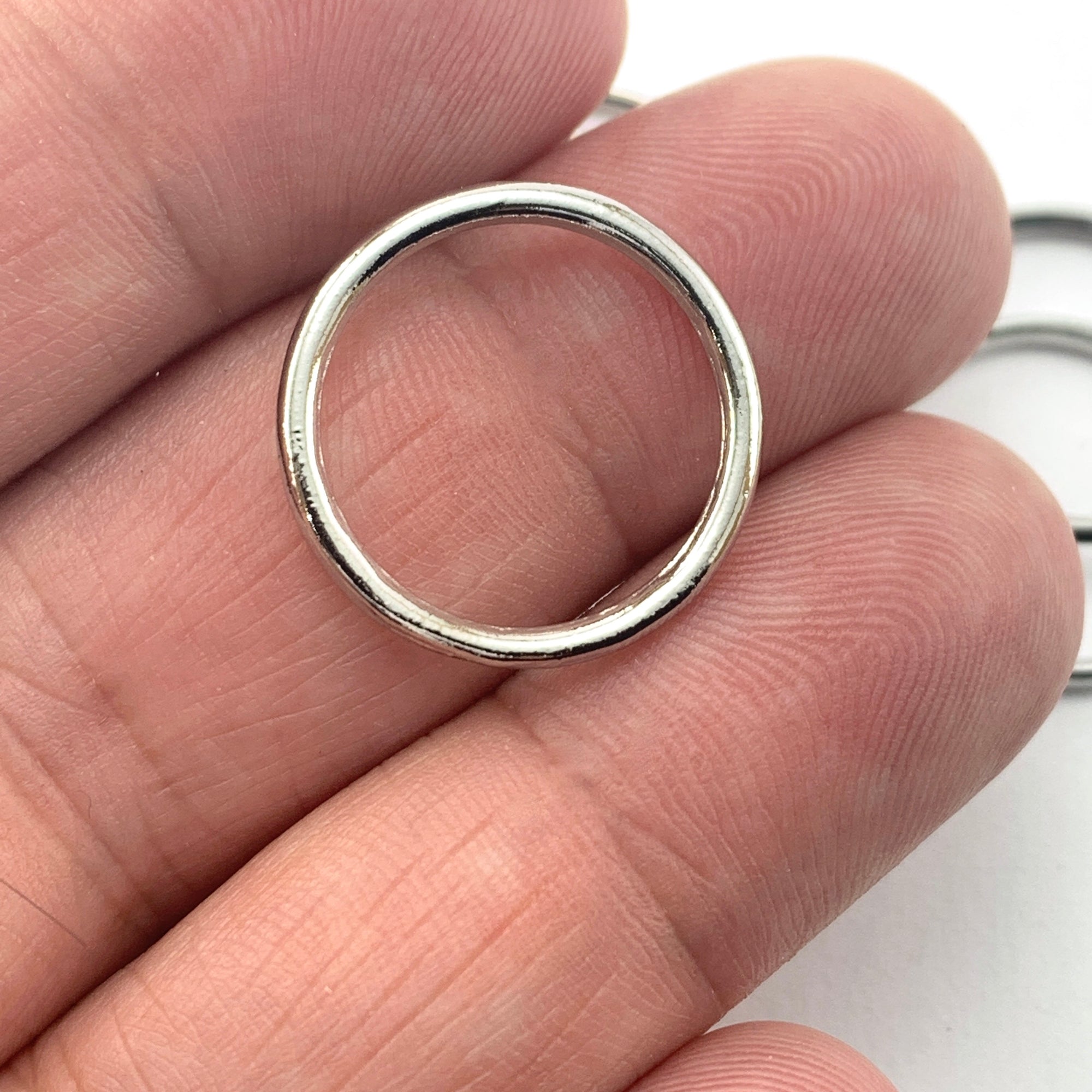19mm Closed Jump Rings Connector Pendants, Linking Rings 19mm - 25