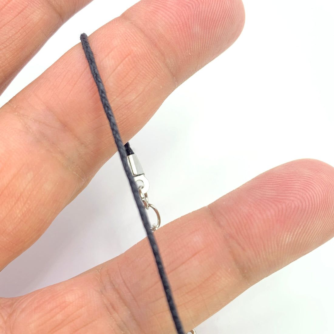 Black Nylon String Bracelet with Extender Chain, Pack of 5 – Beaducation