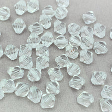 clear bicone shaped jewerly beads
