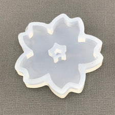 Flower Shape Clear Silicone Mold for Resin Jewelry Making, 52mm