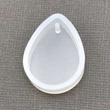 drop shaped resin mold with hole post