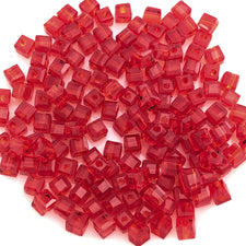 red square beads